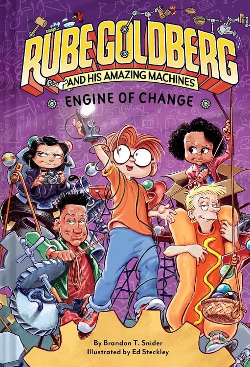 Produktbild: Engine of Change (Rube Goldberg and His Amazing Machines #3)