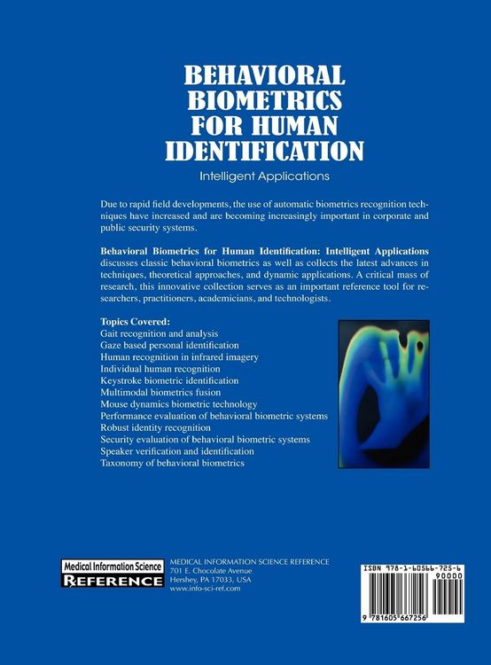 Produktbild: Behavioral Biometrics for Human Identification