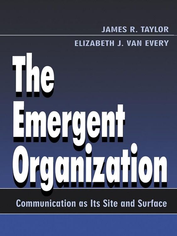 Produktbild: The Emergent Organization