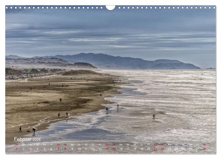 Produktbild: Traumstra&szlig;e Kaliforniens - California Highway No.1 (Wandkalender 2026 DIN A3 quer), CALVENDO Monatskalender