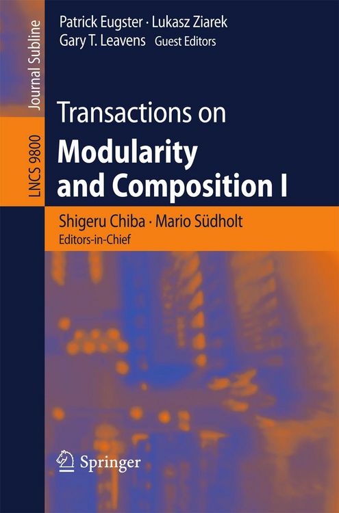 Produktbild: Transactions on Modularity and Composition I