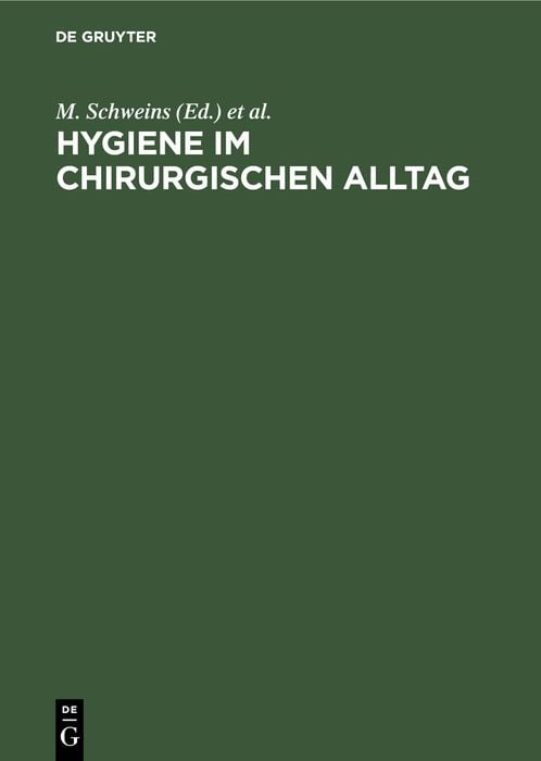 Produktbild: Hygiene im chirurgischen Alltag