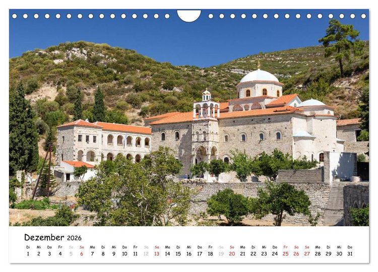 Produktbild: Samos - Griechenlands gr&uuml;ne Insel (Wandkalender 2026 DIN A4 quer), CALVENDO Monatskalender