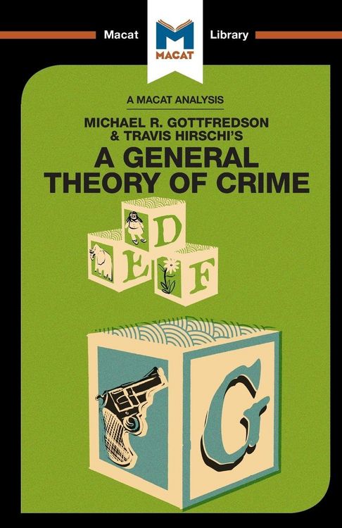 Produktbild: An Analysis of Michael R. Gottfredson and Travish Hirschi's A General Theory of Crime