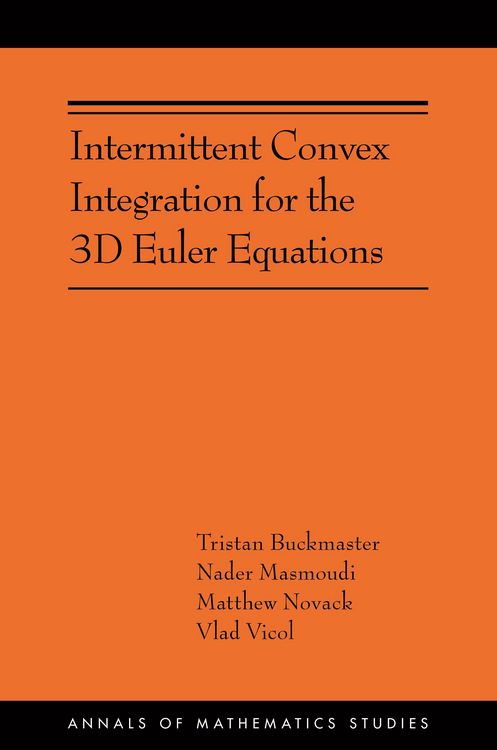 Produktbild: Intermittent Convex Integration for the 3D Euler Equations