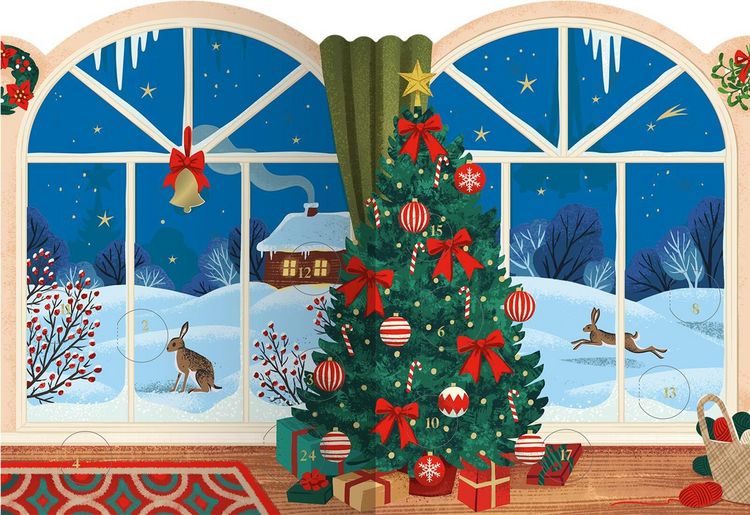 Produktbild: Windlicht-Adventskalender Lichterglanz