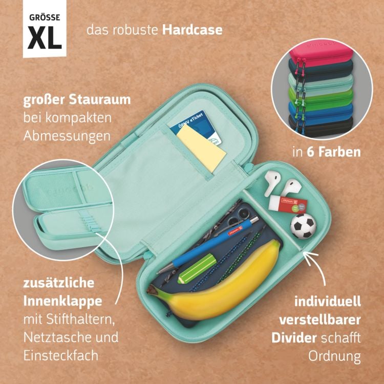 Produktbild: Brunnen Schlamperm&auml;ppchen Hardcase XL mint s'maepp