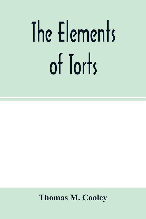 Produktbild: The elements of torts
