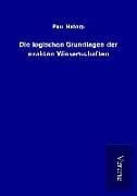 Produktbild: Die logischen Grundlagen der exakten Wissenschaften