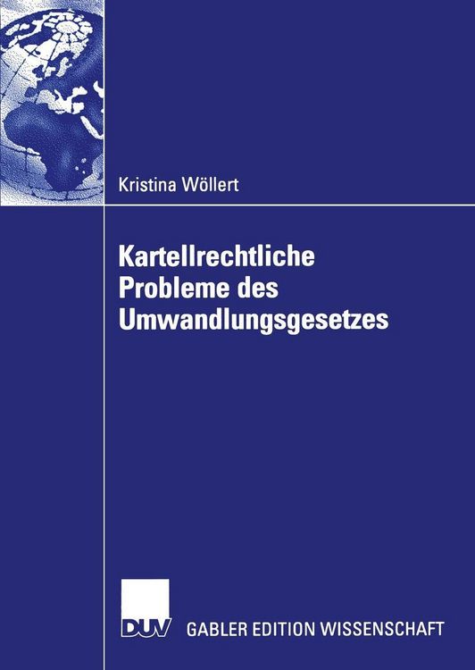 Produktbild: Kartellrechtliche Probleme des Umwandlungsgesetzes