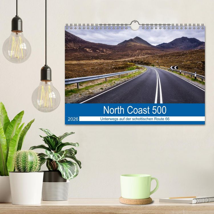 Produktbild: North Coast 500 - Schottlands Traumstra&szlig;e (Wandkalender 2026 DIN A4 quer), CALVENDO Monatskalender