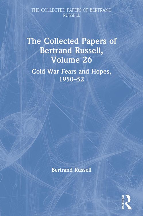 Produktbild: The Collected Papers of Bertrand Russell, Volume 26