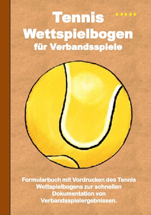 Produktbild: Tennis Wettspielbogen f&uuml;r Verbandsspiele