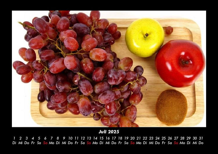 Produktbild: Obstkalender 2025 Fotokalender DIN A3