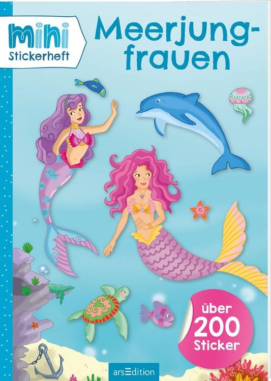 Produktbild: MINI-Stickerheft &ndash; Meerjungfrauen