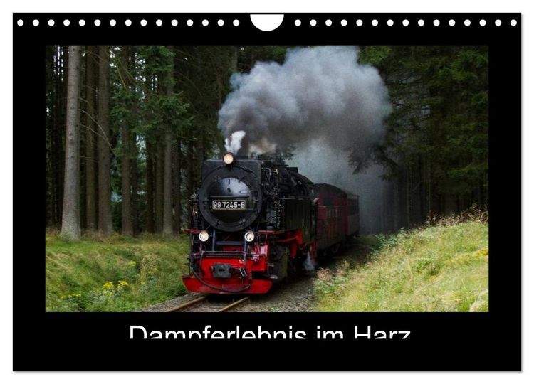 Produktbild: Dampferlebnis im Harz (Wandkalender 2026 DIN A4 quer), CALVENDO Monatskalender