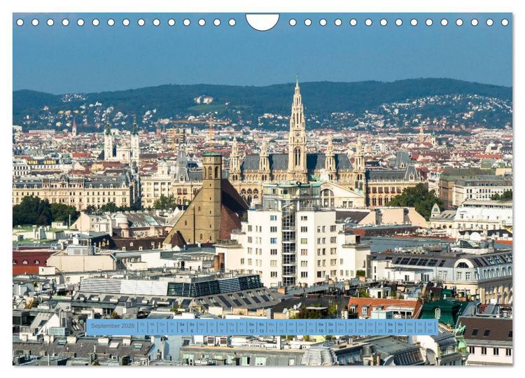 Produktbild: St&auml;dtereise Wien (Wandkalender 2026 DIN A4 quer), CALVENDO Monatskalender