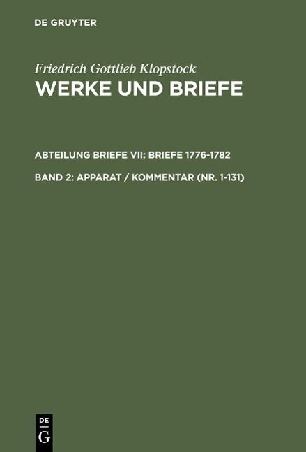 Produktbild: Apparat / Kommentar (Nr. 1-131)