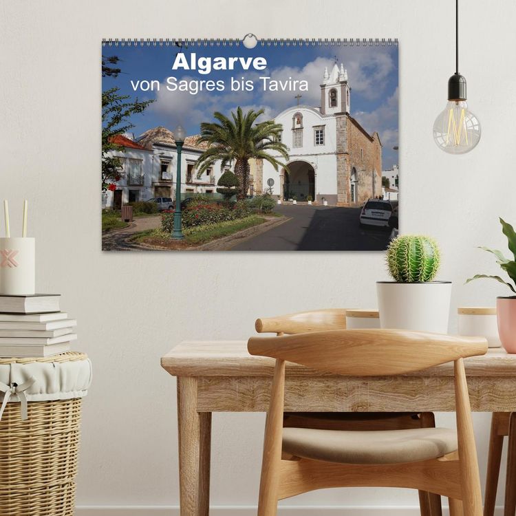 Produktbild: Algarve von Sagres bis Tavira (Wandkalender 2026 DIN A3 quer), CALVENDO Monatskalender