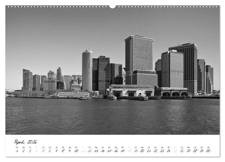 Produktbild: New York &ndash; The Big Apple (Wandkalender 2026 DIN A2 quer), CALVENDO Monatskalender