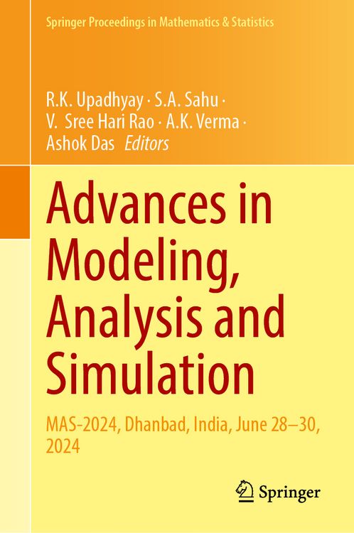 Produktbild: Advances in Modeling, Analysis and Simulation