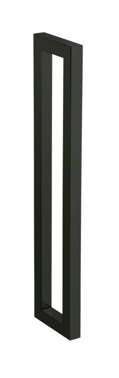 Produktbild: Handtuchhalter Mod. Reitani Schwarz matt, aus lackiertem Stahl