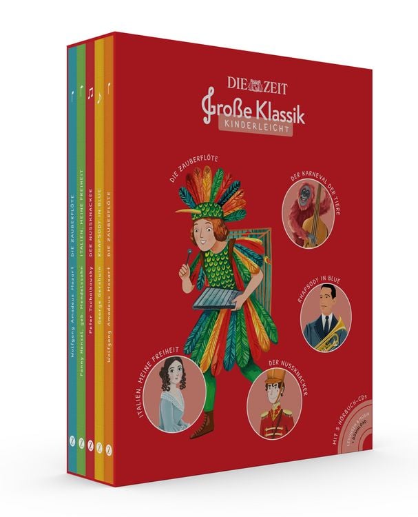 Produktbild: Gro&szlig;e Klassik kinderleicht. DIE ZEIT-Edition. (5er-Buchschuber)