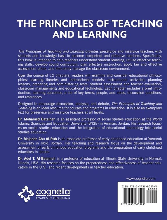 Produktbild: Principles of Teaching and Learning