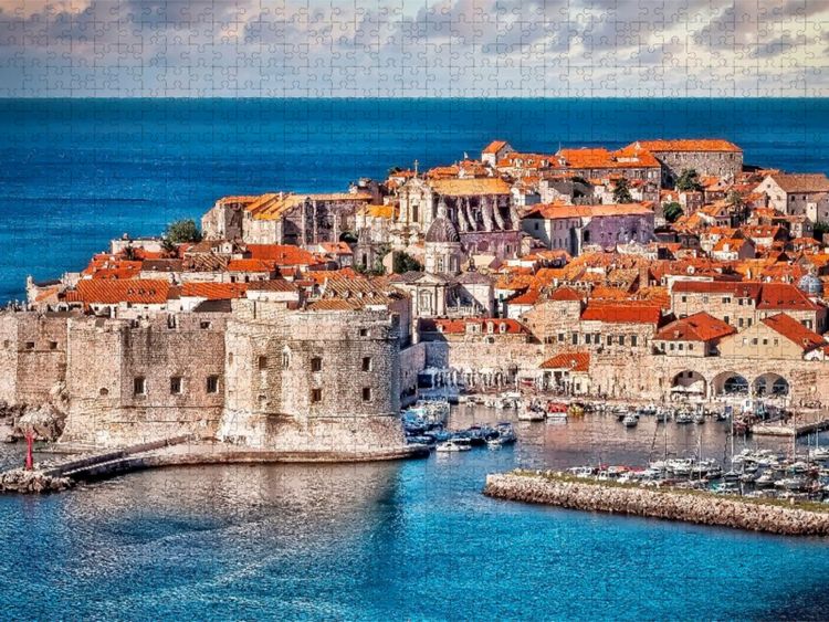 Produktbild: CALVENDO Puzzle Dubrovnik, Kroatien | 1000 Teile Lege-Gr&ouml;&szlig;e 64x48cm Foto-Puzzle f&uuml;r gl&uuml;ckliche Stunden