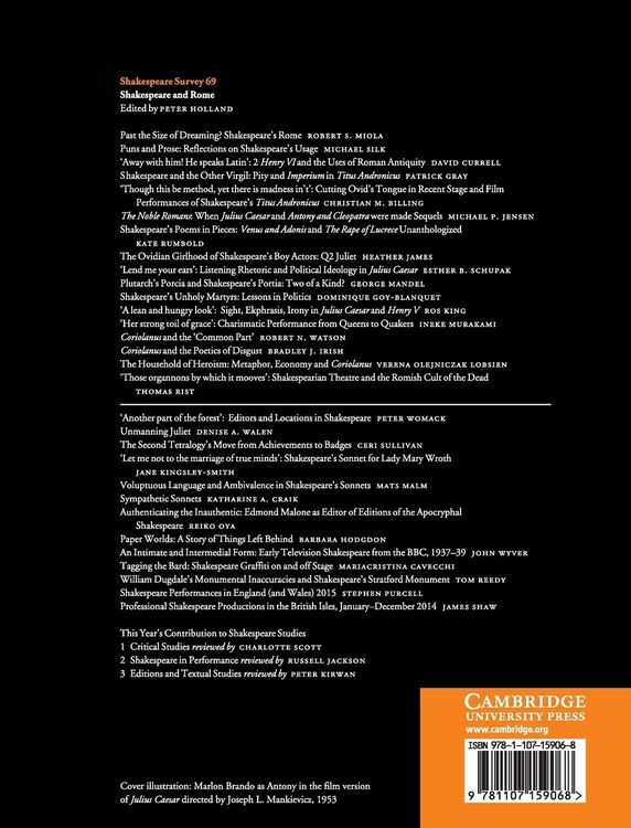 Produktbild: Shakespeare Survey