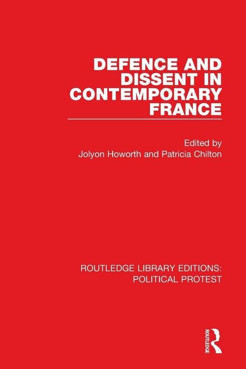 Produktbild: Defence and Dissent in Contemporary France