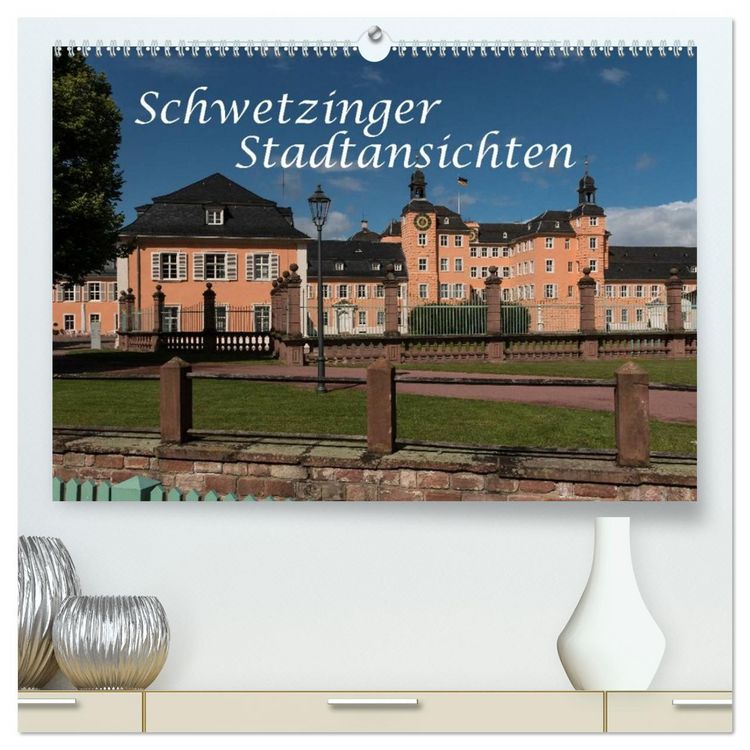 Produktbild: Schwetzinger Stadtansichten (hochwertiger Premium Wandkalender 2026 DIN A2 quer), Kunstdruck in Hochglanz