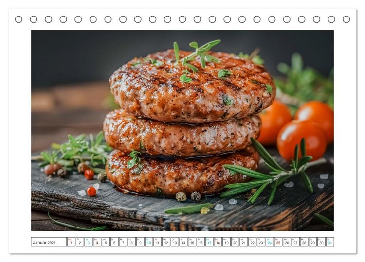 Produktbild: Hackfleisch-K&uuml;che (Tischkalender 2026 DIN A5 quer), CALVENDO Monatskalender