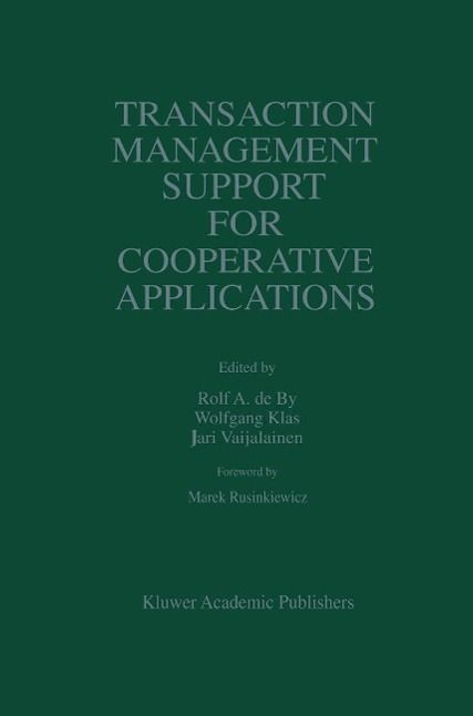 Produktbild: Transaction Management Support for Cooperative Applications