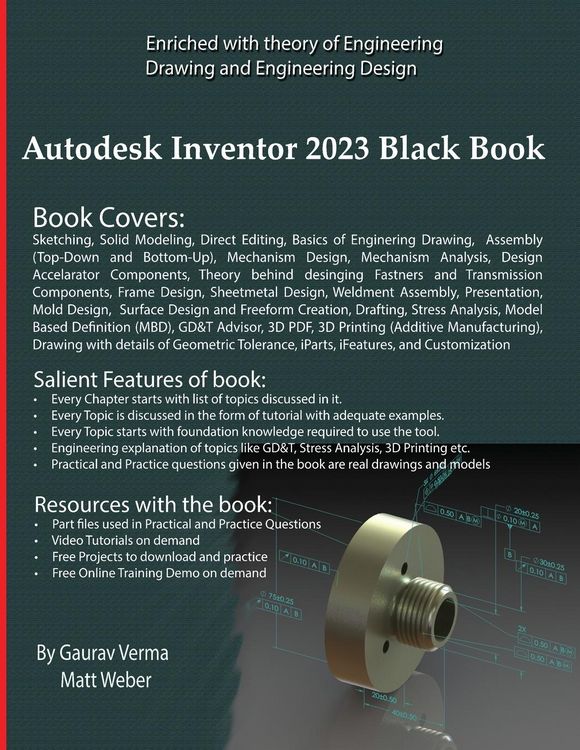 Produktbild: Autodesk Inventor 2023 Black Book