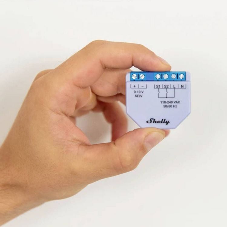 Produktbild: Shelly Plus 0-10V Dimmer Dimmaktor Bluetooth, Wi-Fi