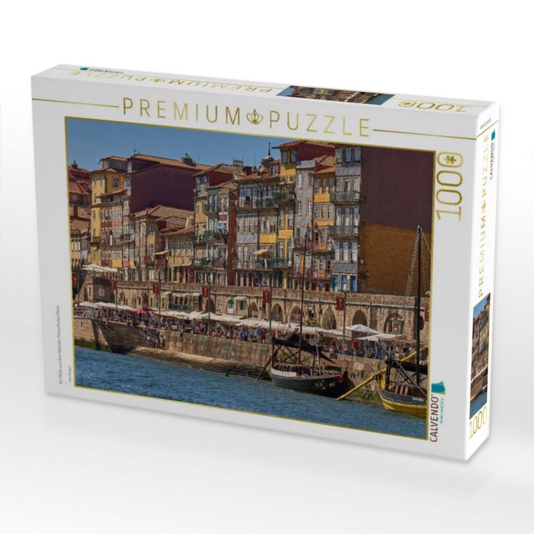 Produktbild: CALVENDO Puzzle Ein Motiv aus dem Kalender Farbenfrohes Porto | 1000 Teile Lege-Gr&ouml;&szlig;e 64x48cm Foto-Puzzle f&uuml;r gl&uuml;ckliche Stunden