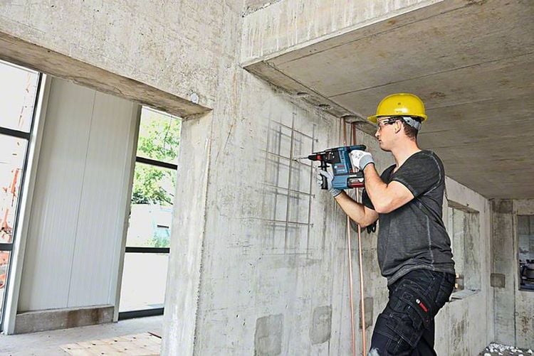 Produktbild: Bosch Professional GBH 18V-26F + GDE SDS-Plus-Akku-Bohrhammer 18 V Li-Ion ohne Akku, ohne Ladeger&auml;t, inkl. Koffer