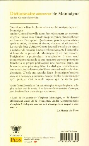 Produktbild: Dictionnaire amoureux de Montaigne