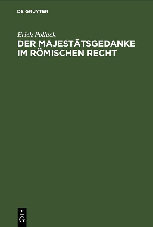 Produktbild: Der Majest&auml;tsgedanke im r&ouml;mischen Recht