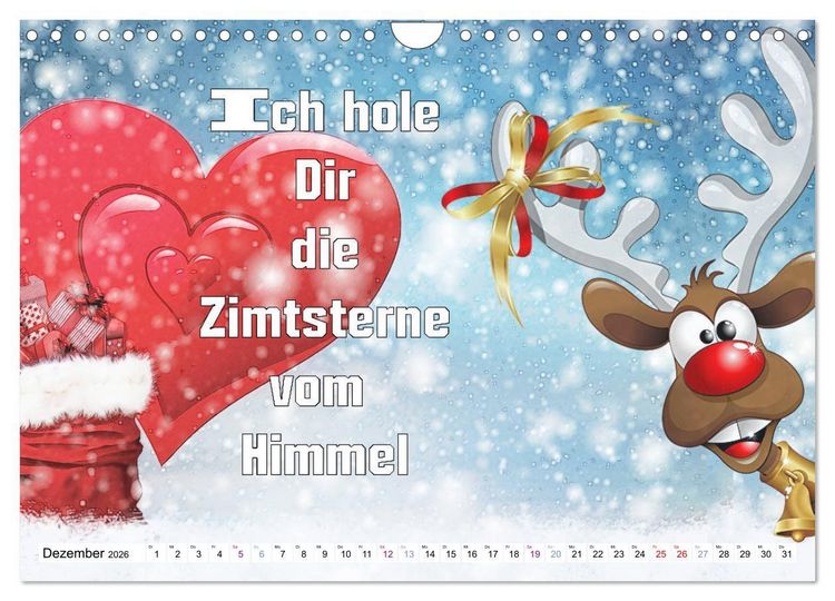 Produktbild: Spruchkalender - frech und bunt (Wandkalender 2026 DIN A4 quer), CALVENDO Monatskalender