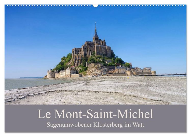 Produktbild: Le Mont-Saint-Michel - Sagenumwobener Klosterberg im Watt (Wandkalender 2026 DIN A2 quer), CALVENDO Monatskalender