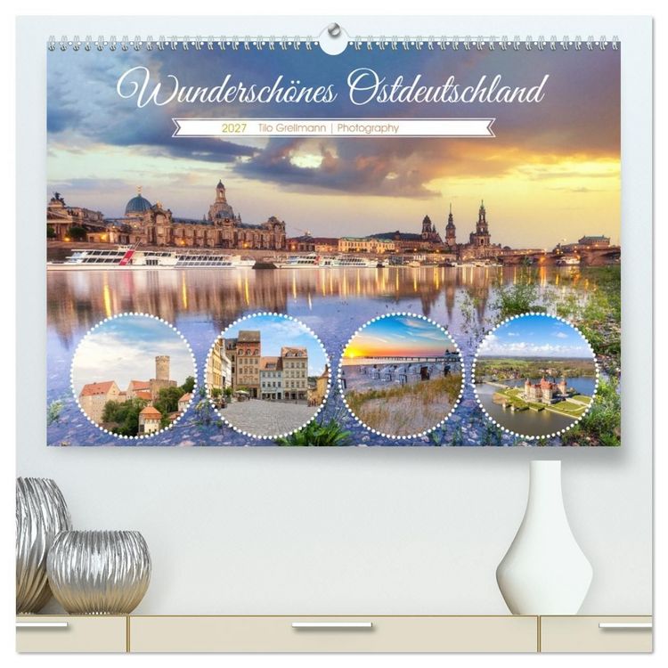 Produktbild: Wundersch&ouml;nes Ostdeutschland (hochwertiger Premium Wandkalender 2027 DIN A2 quer), Kunstdruck in Hochglanz