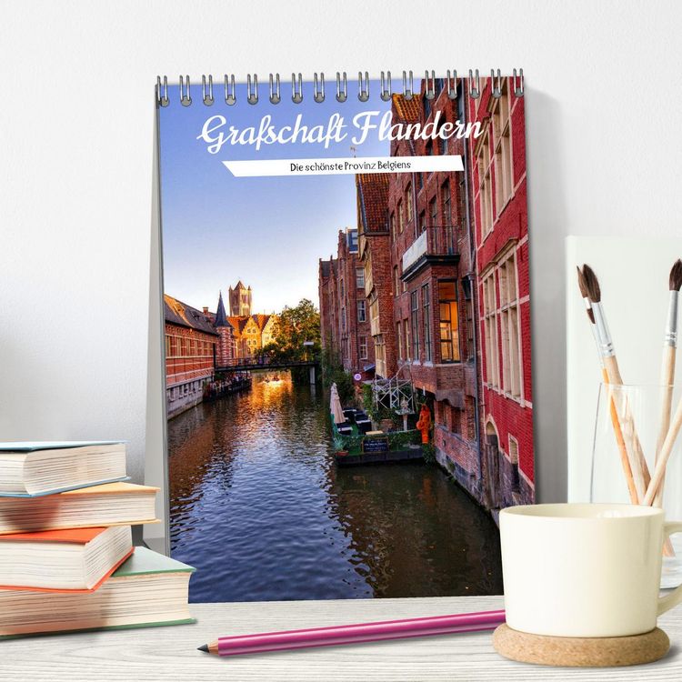 Produktbild: Grafschaft Flandern (Tischkalender 2026 DIN A5 hoch), CALVENDO Monatskalender