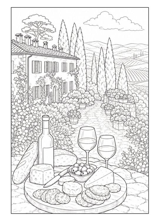 Produktbild: ITALIEN Malbuch f&uuml;r Erwachsene mit 50 wundersch&ouml;nen Ausmalmotiven