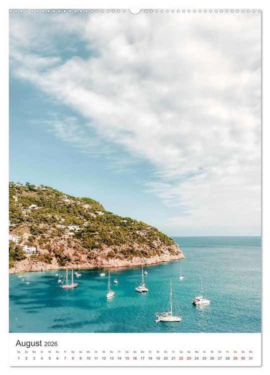 Produktbild: Ab nach Ibiza (hochwertiger Premium Wandkalender 2026 DIN A2 hoch), Kunstdruck in Hochglanz