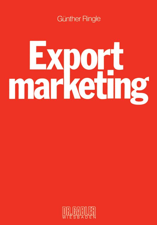 Produktbild: Exportmarketing