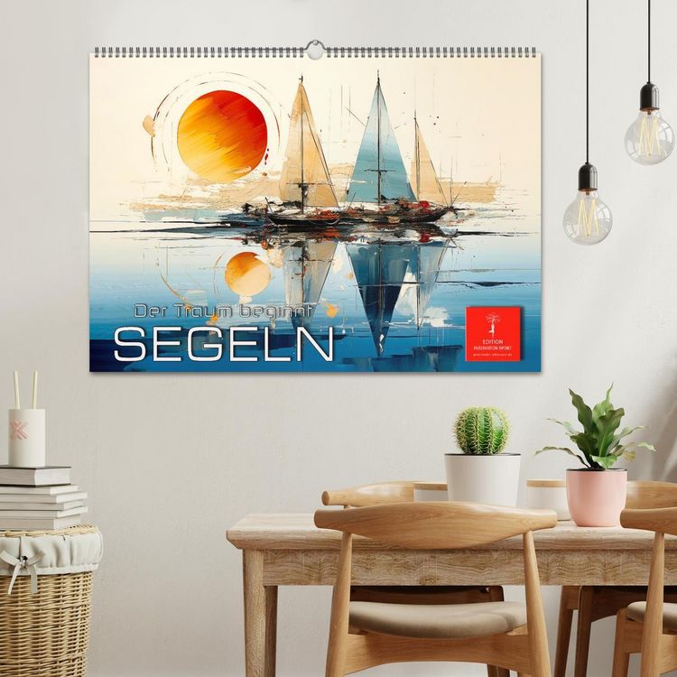 Produktbild: Segeln, der Traum beginnt (Wandkalender 2026 DIN A2 quer), CALVENDO Monatskalender