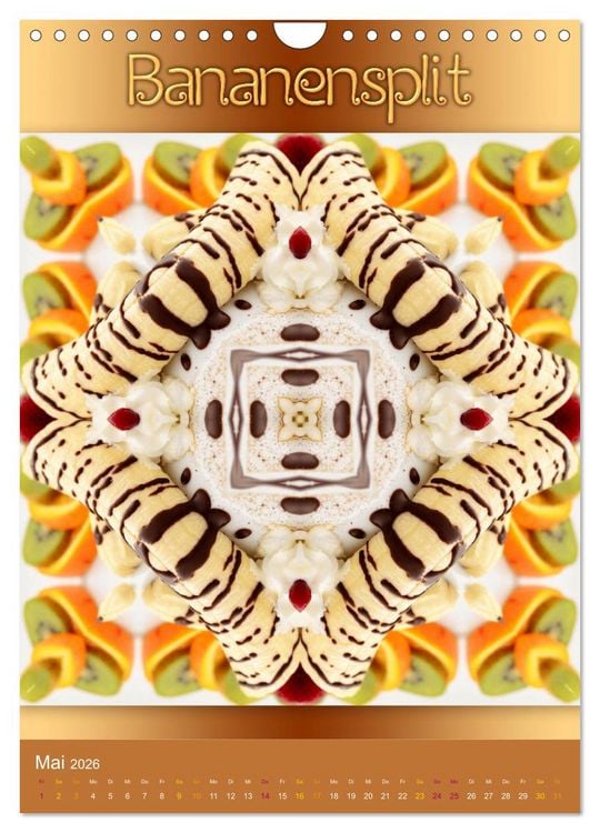 Produktbild: Kulinarische Mandalas (Wandkalender 2026 DIN A4 hoch), CALVENDO Monatskalender