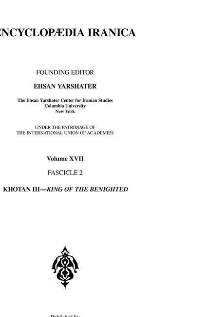 Produktbild: Encyclopaedia Iranica